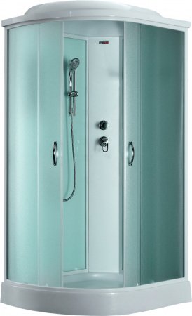 Душевая кабина Timo Eco TE-0702 R P 120x80x215 профиль белый, стекло рифленое