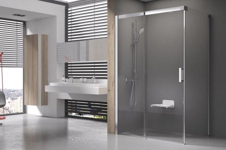 Душевой угол Ravak Matrix MSDPS 120x90x195 профиль сатин, стекло прозрачное, левый