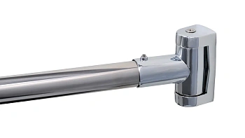 Карниз для ванной  дуговой Fixsen, FX-25144, нерж.сталь-хром, max. 180 см.