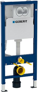 Готовое решение (инсталляция + клавиша смыва) Geberit DuofixBasic 458.133.21.2 хром