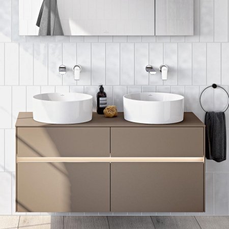 Раковина накладная 40см Villeroy & Boch Collaro 4A1840R1 с покрытием CeramicPlus