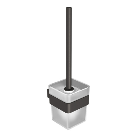 Ёршик для унитаза Lemark SMOOTH LINE 9766021 с держателем, графит