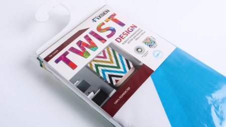 Шторка для ванной Fixsen Twist FX-1569A, без колец