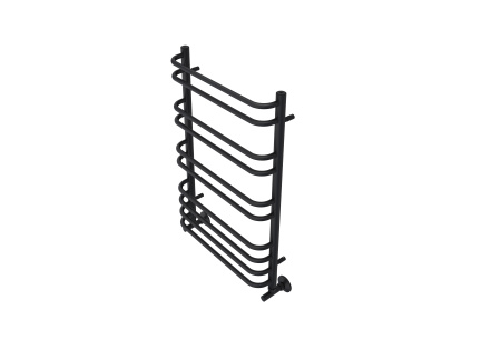 Полотенцесушитель водяной Aquatek Пандора AQ RRС1080BL 80х50 черный муар