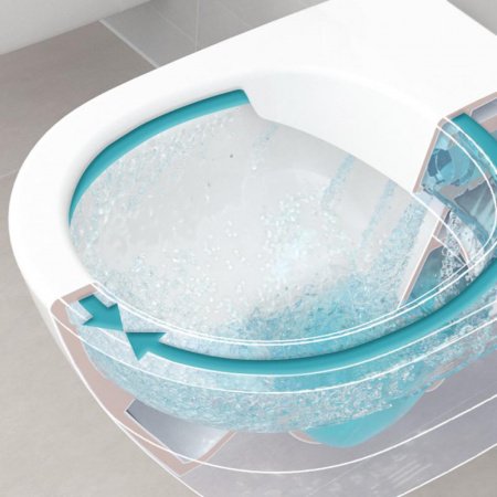 Унитаз подвесной безободковый Villeroy&Boch Architectura Pack 4694HR01 с сиденьем микролифт