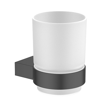 Стакан для ванной Timo Luiro 18531/03 черный матовый