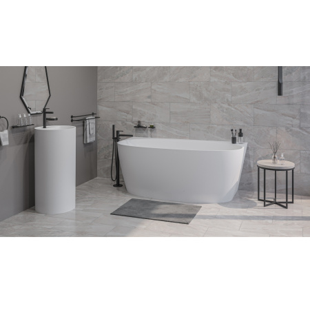 Ванна WHITECROSS Pearl A 155x80 (белый мат) иск. камень