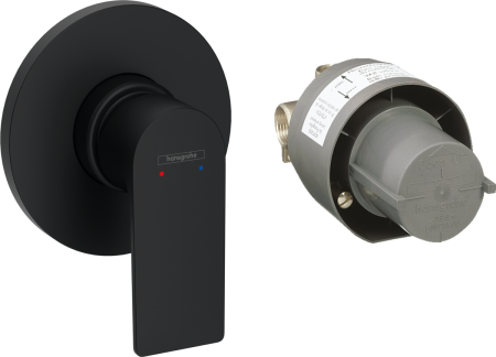Смеситель для душа Hansgrohe Rebris E 72658670 черный матовый