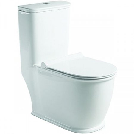 Унитаз моноблок SantiLine SL-5019 с бачком и сиденьем Микролифт