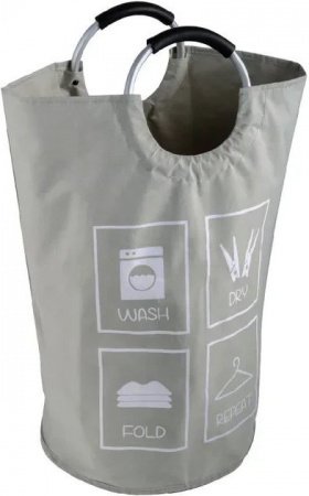 Корзина для белья Fixsen FX-1011 Серая