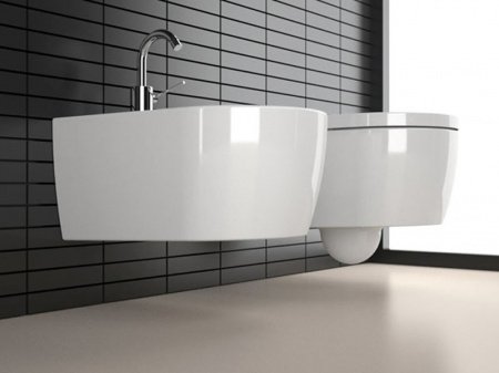 Унитаз Hatria Fusion YXGQ подвесной без сиденья