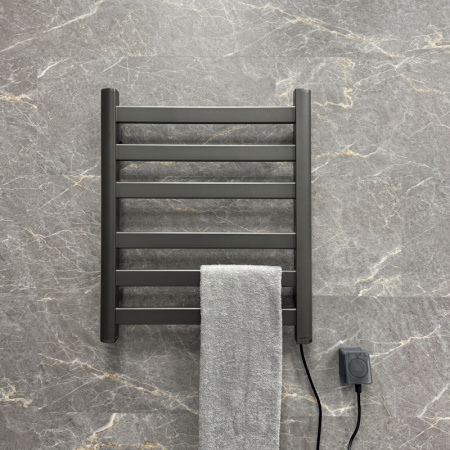 Полотенцесушитель электрический Fixsen BASIC 600х500 FX-7400F, графит